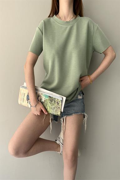 BİSİKLET YAKA MODAL TSHIRT