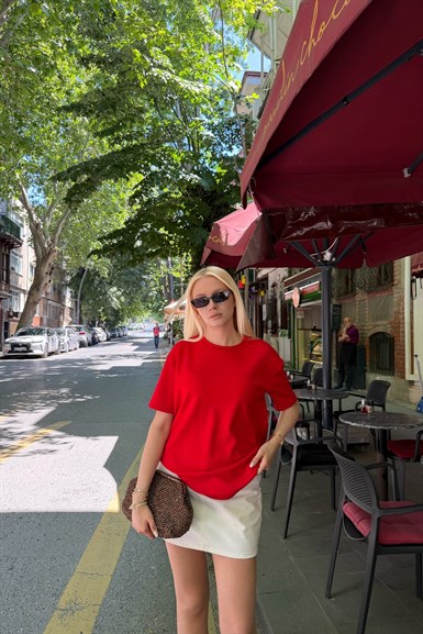 BİSİKLET YAKA MODAL TSHIRT