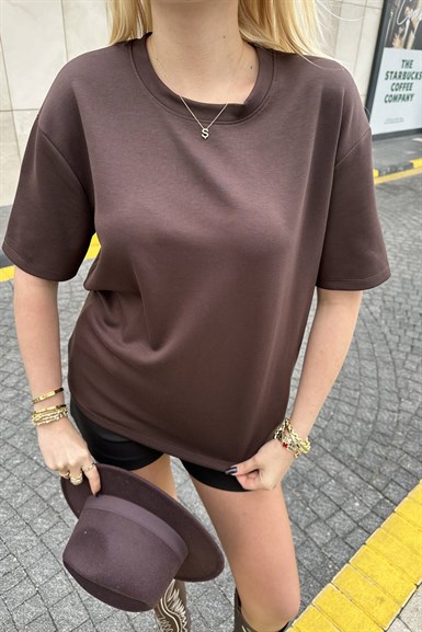 BİSİKLET YAKA MODAL TSHIRT