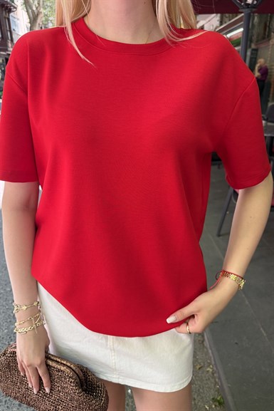 BİSİKLET YAKA MODAL TSHIRT