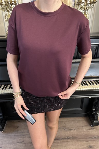 BİSİKLET YAKA MODAL TSHIRT
