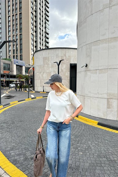 BİSİKLET YAKA MODAL TSHIRT