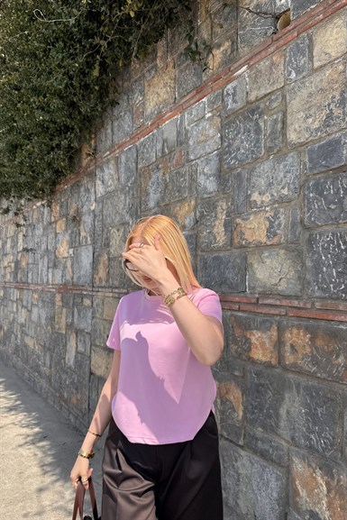 BİSİKLET YAKA MODAL TSHIRT