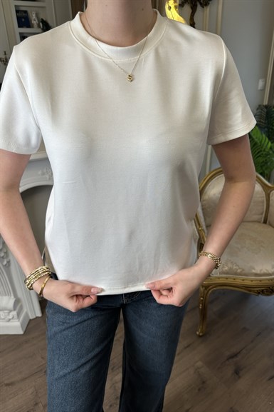 BİSİKLET YAKA MODAL TSHIRT