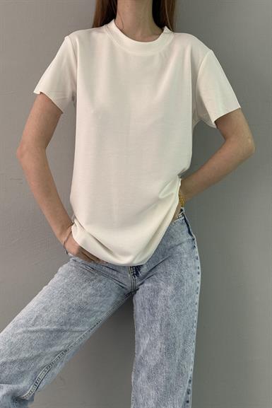 BİSİKLET YAKA MODAL TSHIRT