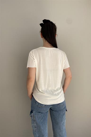 BİSKLET YAKA  TSHIRT