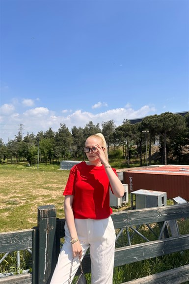 BİSKLET YAKA TSHIRT