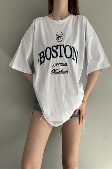 BOSTON NAKIŞLI TSHIRT