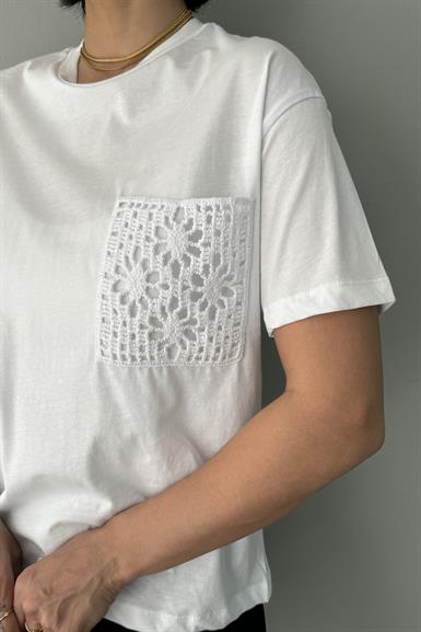 CEP DANTEL DETAY TSHIRT