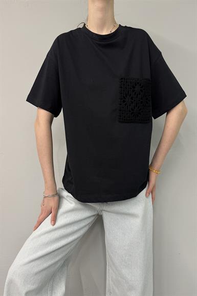 CEP DANTEL DETAY TSHIRT