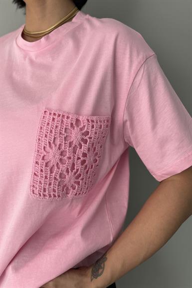 CEP DANTEL DETAY TSHIRT