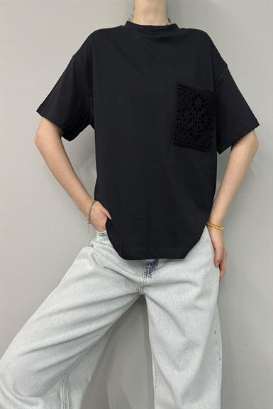 CEP DANTEL DETAY TSHIRT