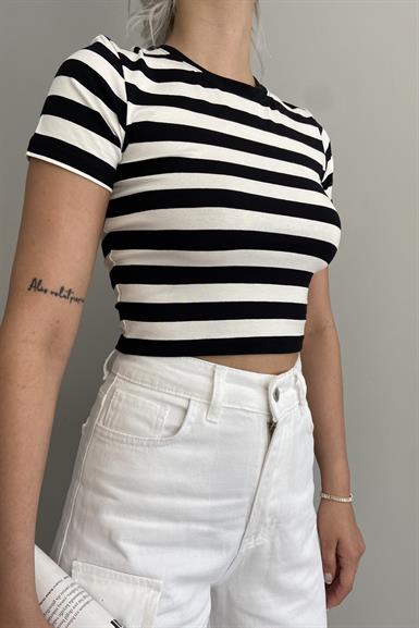 ÇİZGİLİ CROP TOP