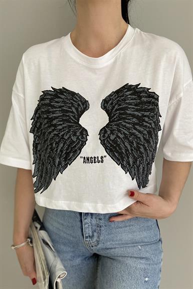 KANAT BASKILI TSHIRT