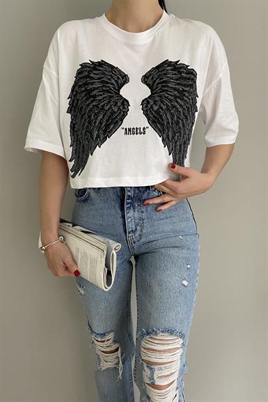 KANAT BASKILI TSHIRT
