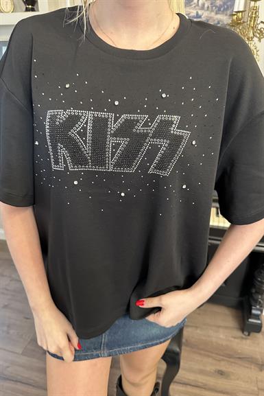 KISS TAŞ BASKI TSHIRT