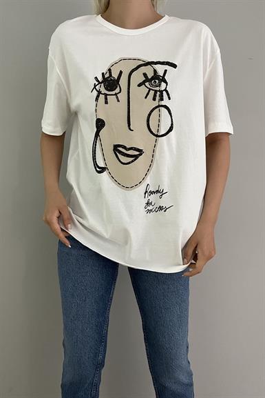 KIZ BASKILI TSHIRT