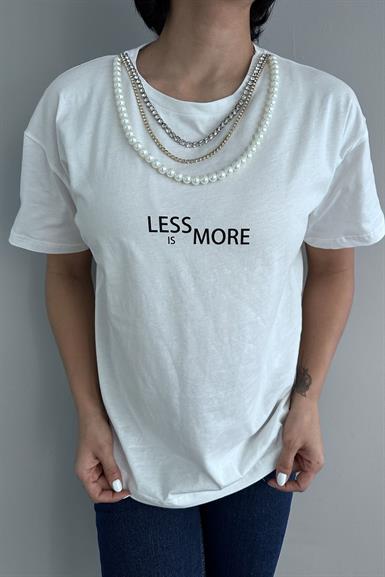 KOLYE DETAYLI TSHIRT