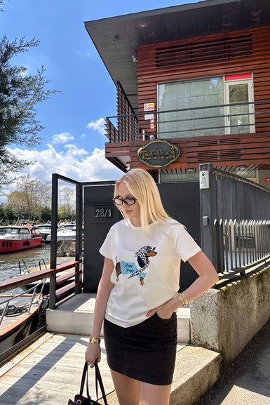 KÖPEK BASKILI TSHIRT