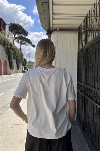 KÖPEK NAKIŞLI KISA KOLLU TSHIRT