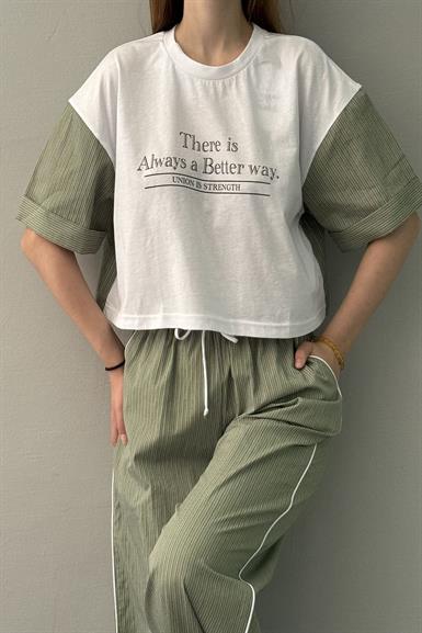 KUMAŞ MATCHLİ T-shirt