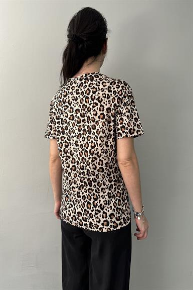 LEOPAR DESEN TSHIRT
