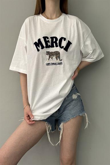 MERCİ BASKILI TSHIRT