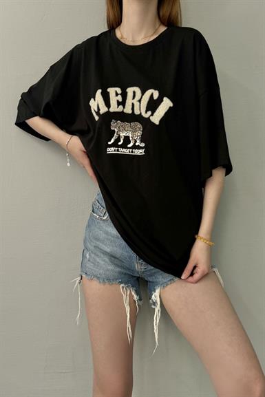 MERCİ BASKILI TSHIRT