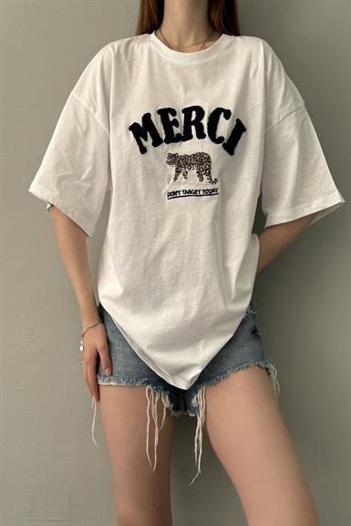 MERCİ BASKILI TSHIRT
