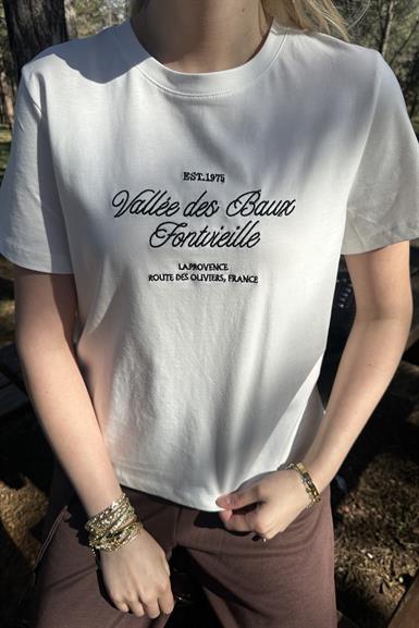 NAKIŞ DETAY TSHIRT