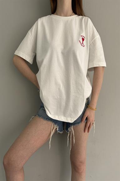 NAKIŞ DETAY TSHIRT