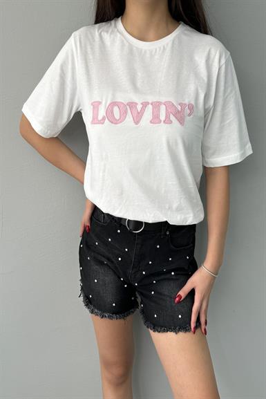 NAKIŞ DETAYLI TSHIRT