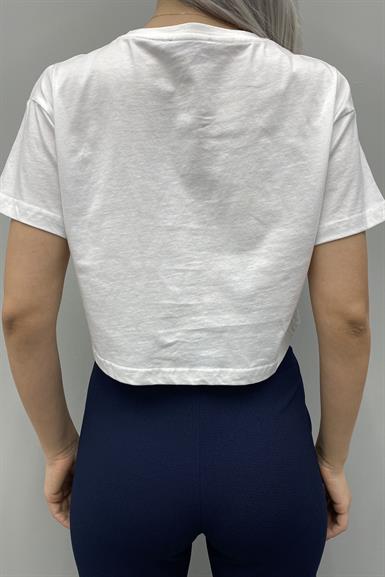 NAKIŞ VE  BONCUK DETAY TSHIRT