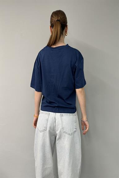 NAKIŞLI CROP TSHIRT