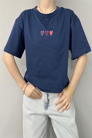 NAKIŞLI CROP TSHIRT
