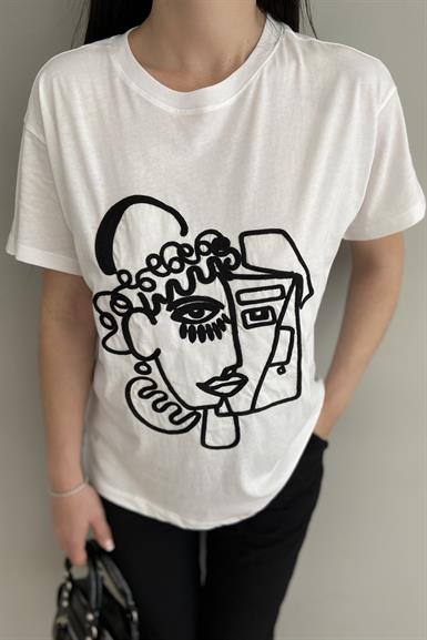 NAKIŞLI TSHIRT