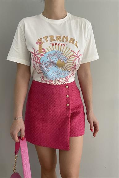 PALMİYE BASKILI TSHIRT