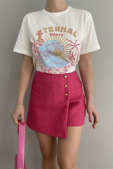 PALMİYE BASKILI TSHIRT