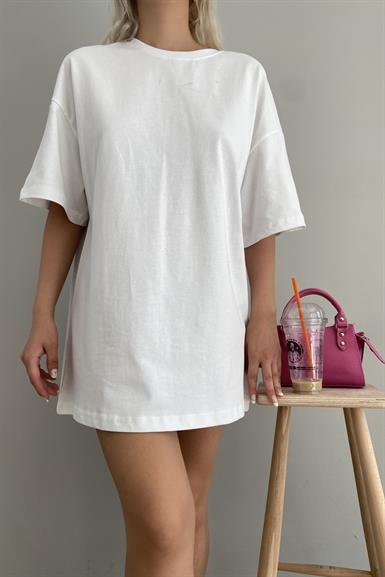 PAMUKLU OVERSİZE TSHIRT
