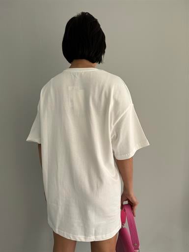 PAMUKLU OVERSİZE TSHIRT