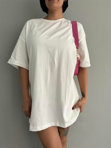 PAMUKLU OVERSİZE TSHIRT