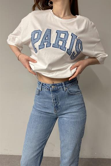 PARİS NAKIŞLI TSHIRT