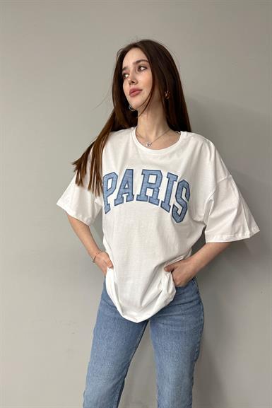 PARİS NAKIŞLI TSHIRT