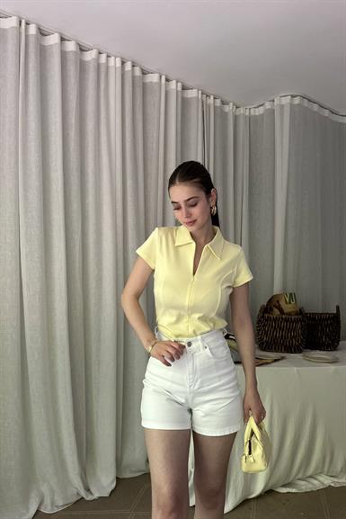 POLO YAKA  FERMUARLI BADY