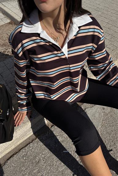 POLO YAKA SWEATSHIRT