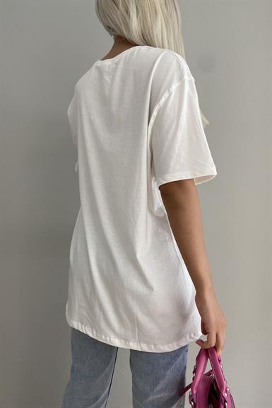 RENKLİ NAKIŞLI TSHIRT