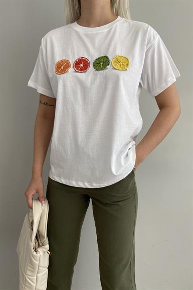 RENKLİ PORTAKAL TSHIRT