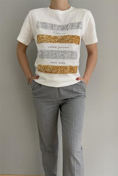 TAKE ME PUL PAYET TSHIRT