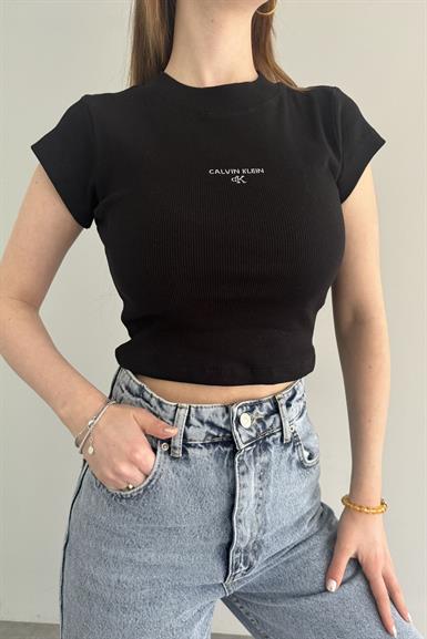 TAŞ BASKI DETAYLI TSHIRT