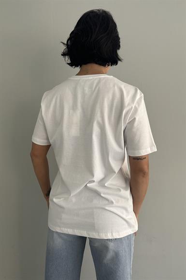 TAŞ BASKI DETAYLI TSHIRT